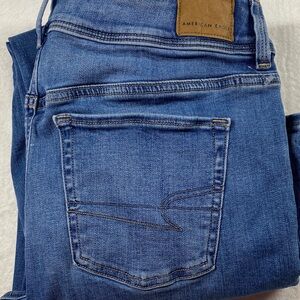 American Eagle Outfitters Women's Kick Boot Cut Jeans - Classic Blue